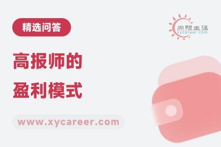 高报师的盈利模式:盈利途径与策略