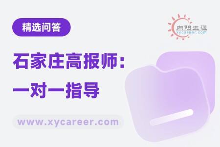 石家莊高報(bào)師：一對(duì)一指導(dǎo) 
