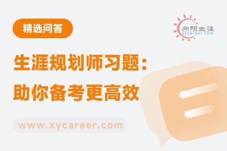 生涯規(guī)劃師習(xí)題：助你備考更高效 