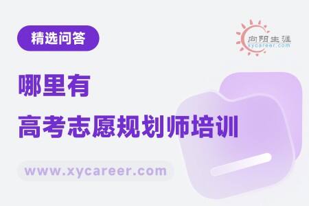 哪里有高考志愿规划师培训：系统课程，打造专业规划师 