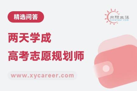 两天学成高考志愿规划师：助力考生脱颖而出 