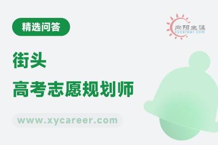 街头高考志愿规划师：选择正规机构才靠谱 