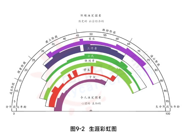 生涯彩虹图