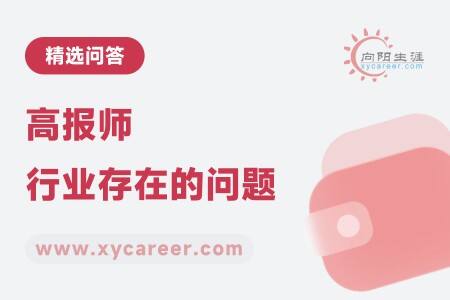 高报师行业存在的问题