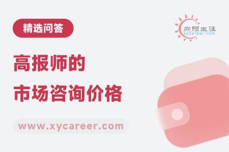 高报师的市场咨询价格