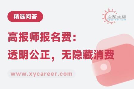 高报师报名费