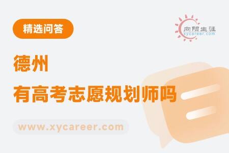 德州市高考志愿规划师