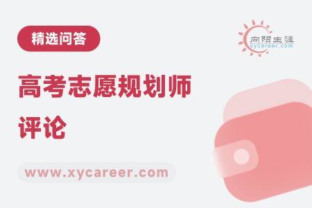 高考志愿规划师评论