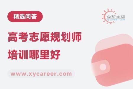 高考志愿规划师培训哪里好