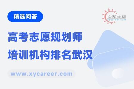 高考志愿规划师培训机构排名武汉
