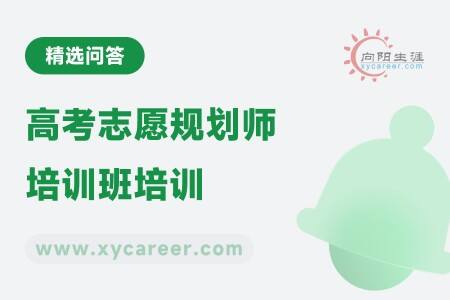 高考志愿规划师培训班培训