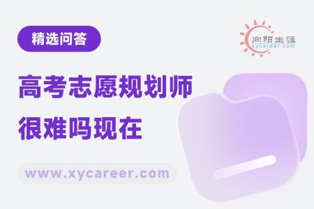 高考志愿规划师很难吗现在