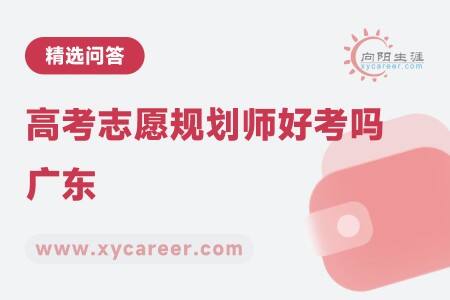 高考志愿规划师好考吗广东
