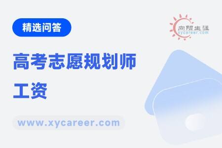 高考志愿规划师工资