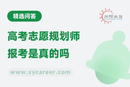高考志愿规划师报考是真的吗