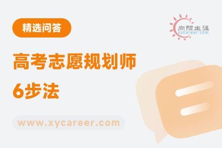高考志愿规划师6步法