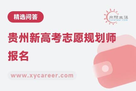 贵州新高考志愿规划师报名