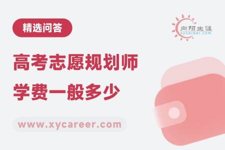 高考志愿规划师学费一般多少