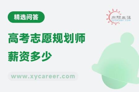 高考志愿规划师薪资多少