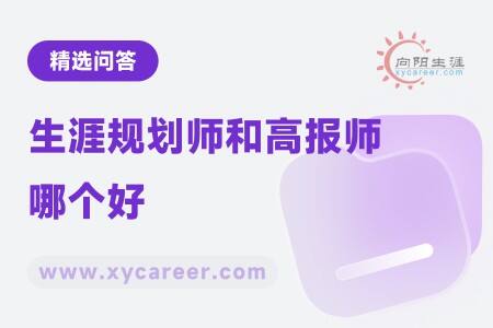 生涯規(guī)劃師和高報(bào)師哪個(gè)好
